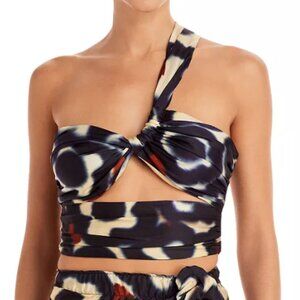 JUST BEE QUEEN Harlow Cutout One Shoulder Crop Top